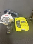 Ryobi Circular Saw, One + 2AH Battery And Charger. Fixed Price $23.99.