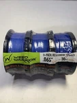 Weed Warrior 17062 3 Pack Trimmer Spool, 0.065" Blue Fits Black Decker Craftsman. Fixed Price $11.95.