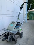 Earthwise TC70001 120 Electric Tiller, Inch Dual 4 Blade Garden Cultivator. Fixed Price $109.00.