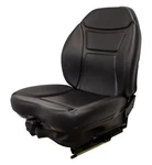 Milsco Brand CR100 Black Vinyl Seat & Suspension For Skid Steers, Mowers, More. Fixed Price $549.99.