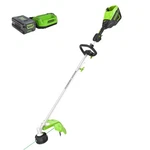 Greenworks 60V 16" Cordless String Trimmer (attachment Capable) W/ 4 Ah Battery. Fixed Price $198.39.