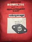 Oem Homelite Carburetor Gasket 98766 HLT28 I25 HBC18 HT21 D725 ST385 GST18 B29. Fixed Price $5.95.