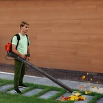 1.25KW 6800RPM EB430 2-STROKE Leaf Backpack Gas Blower For Lawn & Yard 112DB. Fixed Price $110.71.