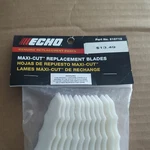 Echo Maxi-cut Replacement Blade For String Trimmer, White Plastic, Mpn 215712. Fixed Price $13.49.