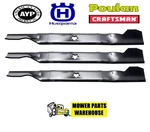 Lawn Mower Blades For Ayp Husqvarna Craftsman Poulan 50" Cut 532137380. Fixed Price $36.95.