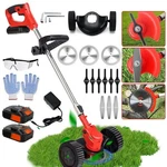 Cordless Electric Weed Lawn Eater Edger Yard Grass String Trimmer Cutter Mower. Fixed Price $43.98.