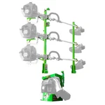 Green Touch Industries 3 Position Line Trimmer Rack & Backpack Leaf Blower. Fixed Price $537.98.
