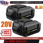 1-4PACK 6.0AH For Worx 20V Max Extend Lithium Battery WA3520 WA3525 WA3575 WG155. Fixed Price $191.96.