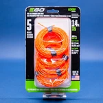 Ego 5-PACK Pre-cut 0.095-INCH Twisted Line For STA1500 String Trimmer AL2420P. Fixed Price $20.89.
