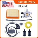 For Stihl FS120 FS200 FS250 FS300 Carburetor Ignition Coil Air Filter Fuel Hose. Fixed Price $27.95.