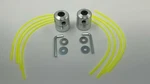 2 Pack Aluminum Grass Trimmer Head With 4 Lines Brush Cutter Lawn Mower. Fixed Price $14.99.