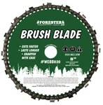 Forester 8" Chainsaw Loop Brush Cutter Blade - 1" / 20MM Arbor. Fixed Price $55.00.