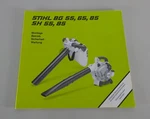 Operating Manual Stihl Blower Vacuum Bg 55/65/85 + Sh 55/85 Stand 2000. Fixed Price $23.14.
