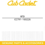 Troy-bilt 791-160226 Lower Drive Shaft Housing Assembly TB42BC TB27BC TB272BC. Fixed Price $61.54.