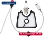 Motoku 581798001 Fuel Line Filter Grommet Primer Bulb Kit Spark Plug For Husqvar. Fixed Price $14.48.
