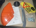 Husqvarna 537048502 J Handle & Barrier Conversion Kit Oem - 322L 323L 324. Fixed Price $39.90.