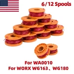 Worx WA0010 Weed Eater String Spool 6/12 Pack Pre-wound Trimmer Line. Fixed Price $12.89.