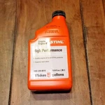 Stihl (1) 5 Gal High Performance 2-CYCLE Engine Oil 12.8 Fl Oz Genuine Oem. Fixed Price $14.20.