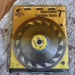 Oldham Inch 16 Tooth Adjustable Carbide Dado Saw Blade # 700-5012. Fixed Price $20.00.