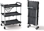 Olympia Tools 85-188 Pack-n-roll Folding Collapsible Service Cart, Black, 50 Lb.. Fixed Price $108.97.