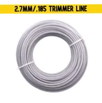 String Trimmer Line (2.7MM/.105'' 15M 183G) Steel Wire For Weed Eater Lawn Mower. Fixed Price $8.19.