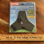 Ryobi Brush Cutter Blade In. Heavy Duty AC04105 / 958-435 Genuine 8" New. Fixed Price $17.59.
