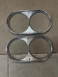 Fiat 1300 1500 Pair Zama Headlight Frames Old Stock. Fixed Price $115.51.