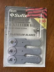 Sufix Ti-steelon 1 & 2 Replacement Blades 700-073 Pack. Fixed Price $18.00.