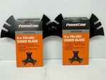 New Pack Power Care Black Universal 9" X 1-1/2" Blade Tri-arc Edger. Fixed Price $27.99.