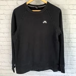 Nike Sb Sweatshirt Small Black Crewneck Skateboarding Swoosh Check 800153-010. Fixed Price $13.56.