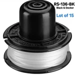 (master Pack) Black & Decker RS-136-BKP, Replacement Bump Feed Spools, (lot 15). Fixed Price $82.99.