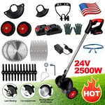 Cordless Weed Eater Electric Brush Cutter Lawn Edger Grass String Trimmer 24V. Fixed Price $36.99.