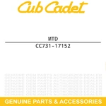 Mtd 731-17152 Outer Pivot Handle Adjustment Craftsman M310 M250. Fixed Price $11.95.
