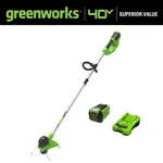 Greenworks 40V 12-INCH String Trimmer Includes 2.0AH Battery And Charger. Fixed Price $99.38.
