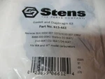 Stens 615-443 Walbro Replacement Gasket Kit D10-WAT Rotary 38-4179. Fixed Price $10.50.