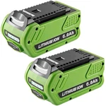 Pack 6AH 40V Battery For Greenworks 29472 29462 G-max Tools 29252 20202 22262. Fixed Price $75.99.