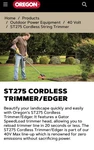 Oregon Trimmer Edger No Charger Battery Bare Tool. Fixed Price $85.00.