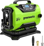 Greenworks 24V Battery Tire Inflator Max 160 Psi Air Pump Compressor, Tool Only. Fixed Price $129.99.