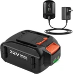 32V 3.5AH Lithium Battery And Charger Kit For Worx WA3537 WA3740 R... Fixed Price $96.32.