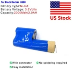 Battery Pack For Black Decker 8288 Type 1 Utility Grass Shear 3.6V 2AH. Fixed Price $18.00.