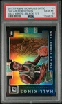 Black 1/1 2017-18 Donruss Optic Hall Kings #9 Oscar Robertson Bucks Psa 10. Fixed Price $500.00.