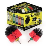 Drill Attachments For Power Scrubbing Outdoor Surfaces - Deck, Patio, Garden. Fixed Price $17.99.
