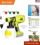 Effortless Painting With Cordless 200W Gun - Ryobi Compatible Hvlp Sprayer. Fixed Price $155.99.