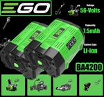 56V 7.5AH Lithium Battery For Ego Tools Lawn Mower Leaf Blower BA2800 BA4200. Fixed Price $152.00.