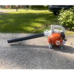 Stihl Bg 50 2 Cycle Gasoline Handheld Leaf Blower Orange & White Black.. Fixed Price $140.00.