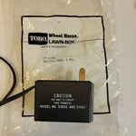 Toro Cordless Trimmer Charger Part No. 33-6730 6V 400MA Adapter. Fixed Price $12.99.