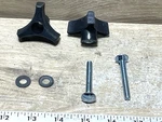Troy-bilt TBC304 Front-tine Tiller Handle Bar Knobs, Bolt, Washers Ome New. Fixed Price $29.95.