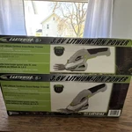 Earthwise 3.6V Lithium-ion Cordless Hand Held Grass/hedge Trimmer LSS10163. Fixed Price $12.00.