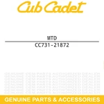 Mtd 731-21872 Throttle Lock Lever For Craftsman WS2400 DXGST227SS DXGST227CS. Fixed Price $12.95.
