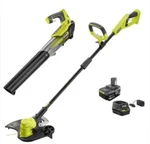 Ryobi P2035 One+ Li-ion 18V Cordless String Trimmer & 4AH Jet Fan Blower.... Fixed Price $219.99.